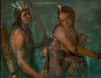 Indios bárbaros, c. 1715